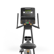 Matrix Fitness Lifestyle Upright with LED Console view of console | Fitness Experience