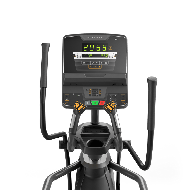 Matrix  Fitness Lifestyle Elliptical with LED Console view of console | Fitness Experience