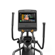 Matrix Fitness Lifestyle Elliptical with Touch Console view of console | Fitness Experience