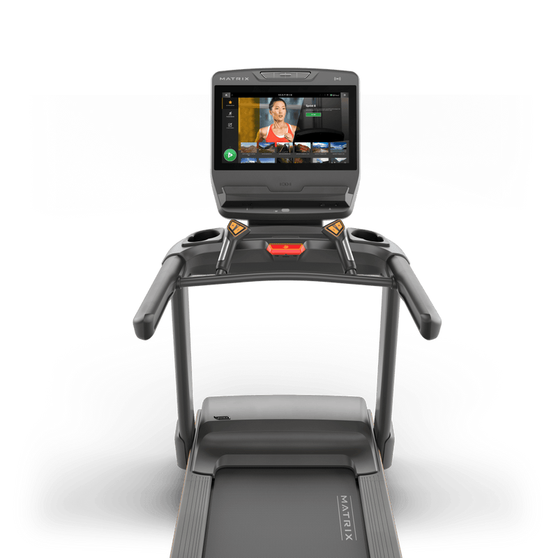 Matrix Fitness Lifestyle Treadmill with Touch XL Console view of console | Fitness Experience
