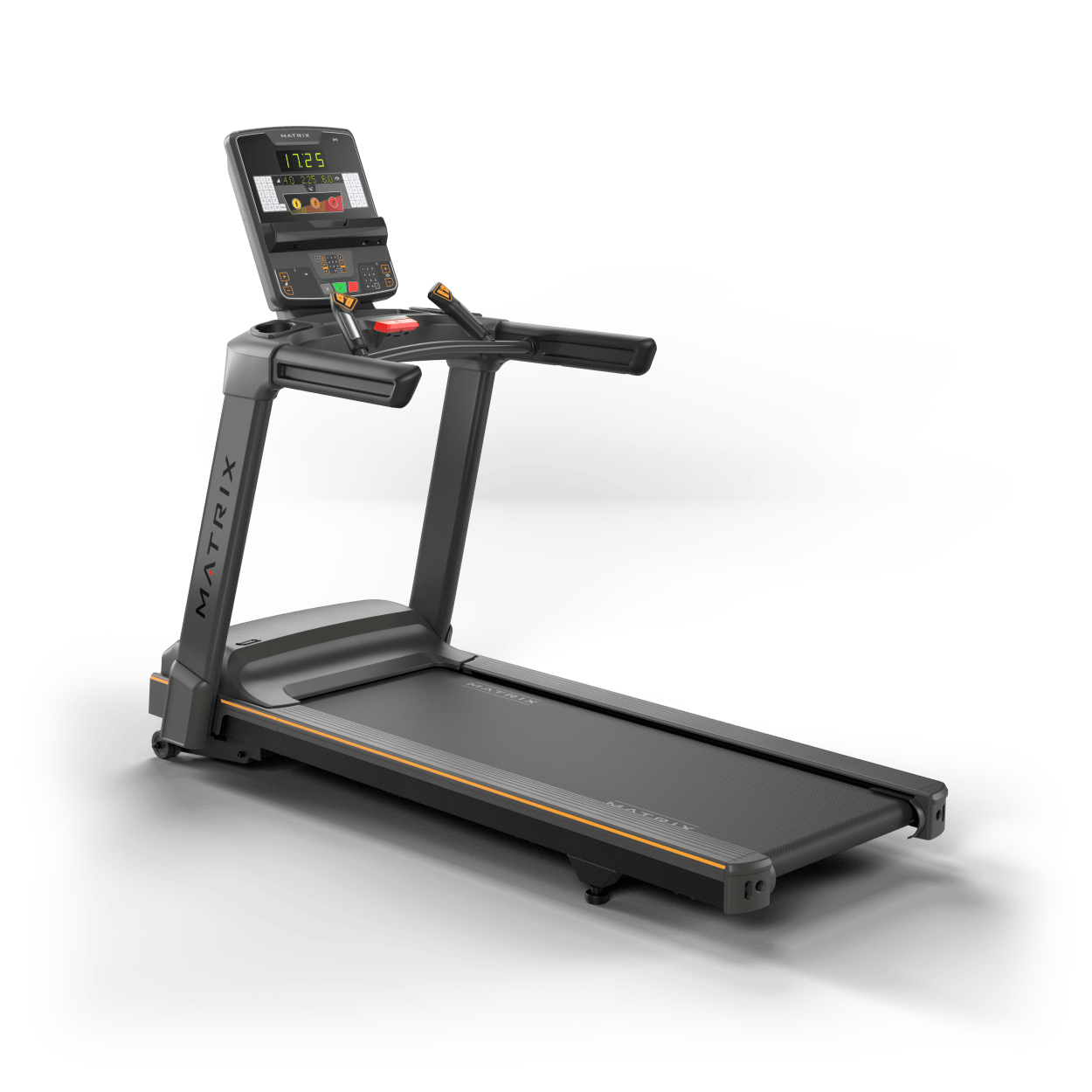 Matrix Fitness Lifestyle Treadmill with Group Training Console front view | Fitness Experience