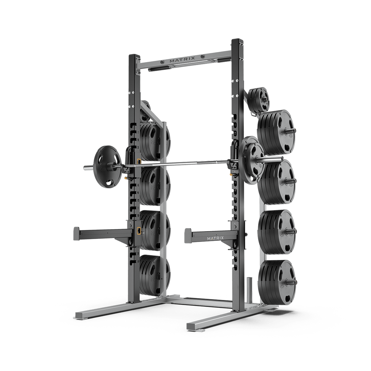 Matrix Fitness Magnum Half Rack full view | Fitness Experience