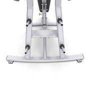Matrix Fitness Magnum Incline Bench Press view of storage horns | Fitness Experience