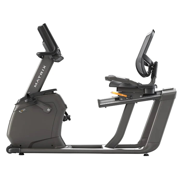 Matrix Fitness R30 Recumbent Bike side view | Fitness Experience