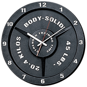 Body-Solid STT45 Weight Plate Clock full view | Fitness Experience
