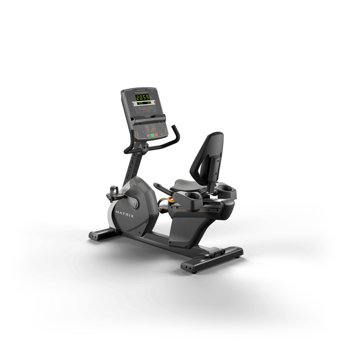 Matrix Fitness Performance Recumbent Cycle with LED Console rear view | Fitness Experience