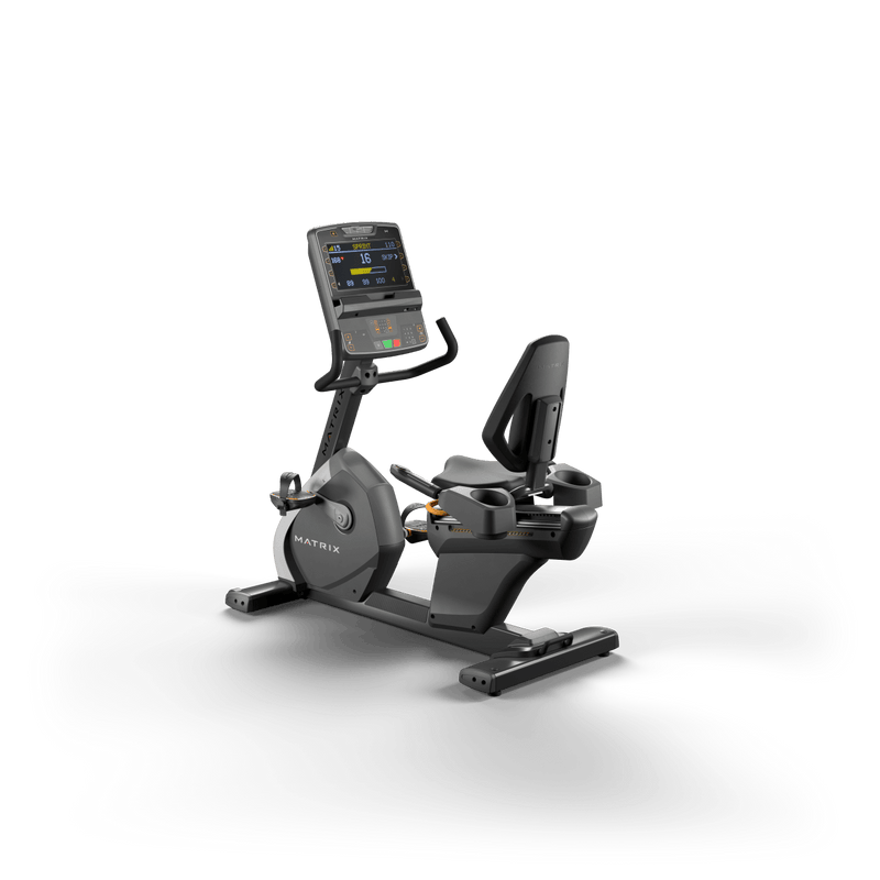 Matrix Fitness Performance Recumbent Cycle with Premium LED Console rear view | Fitness Experience