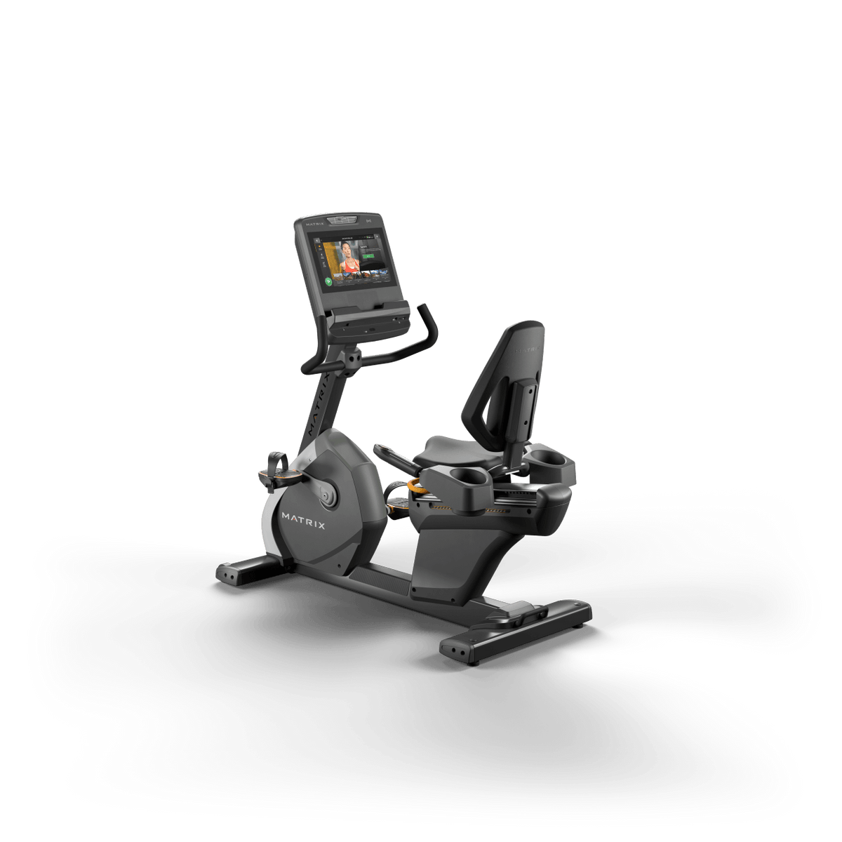 Matrix Fitness Performance Recumbent Cycle with Touch Console rear view | Fitness Experience