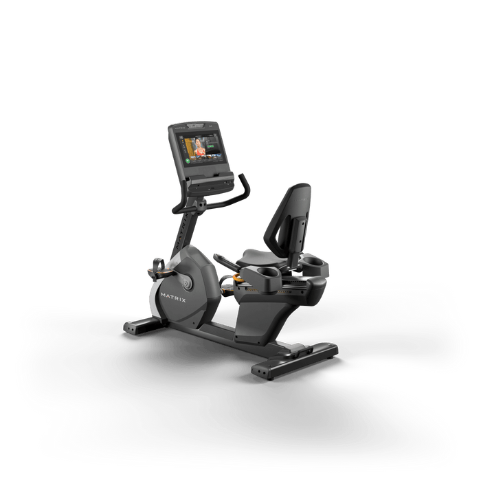 Matrix Fitness Performance Recumbent Cycle with Touch Console rear view | Fitness Experience
