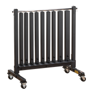 Body-Solid GDR500-PACK Commercial Vinyl Dumbbell Rack Package view of rack | Fitness Experience