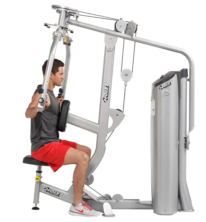 Hoist Pec Fly/Rear Delt side view | Fitness Experience