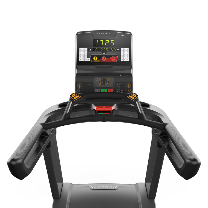 Matrix Performance Treadmill with Group Training LED Console view of console | Fitness Experience