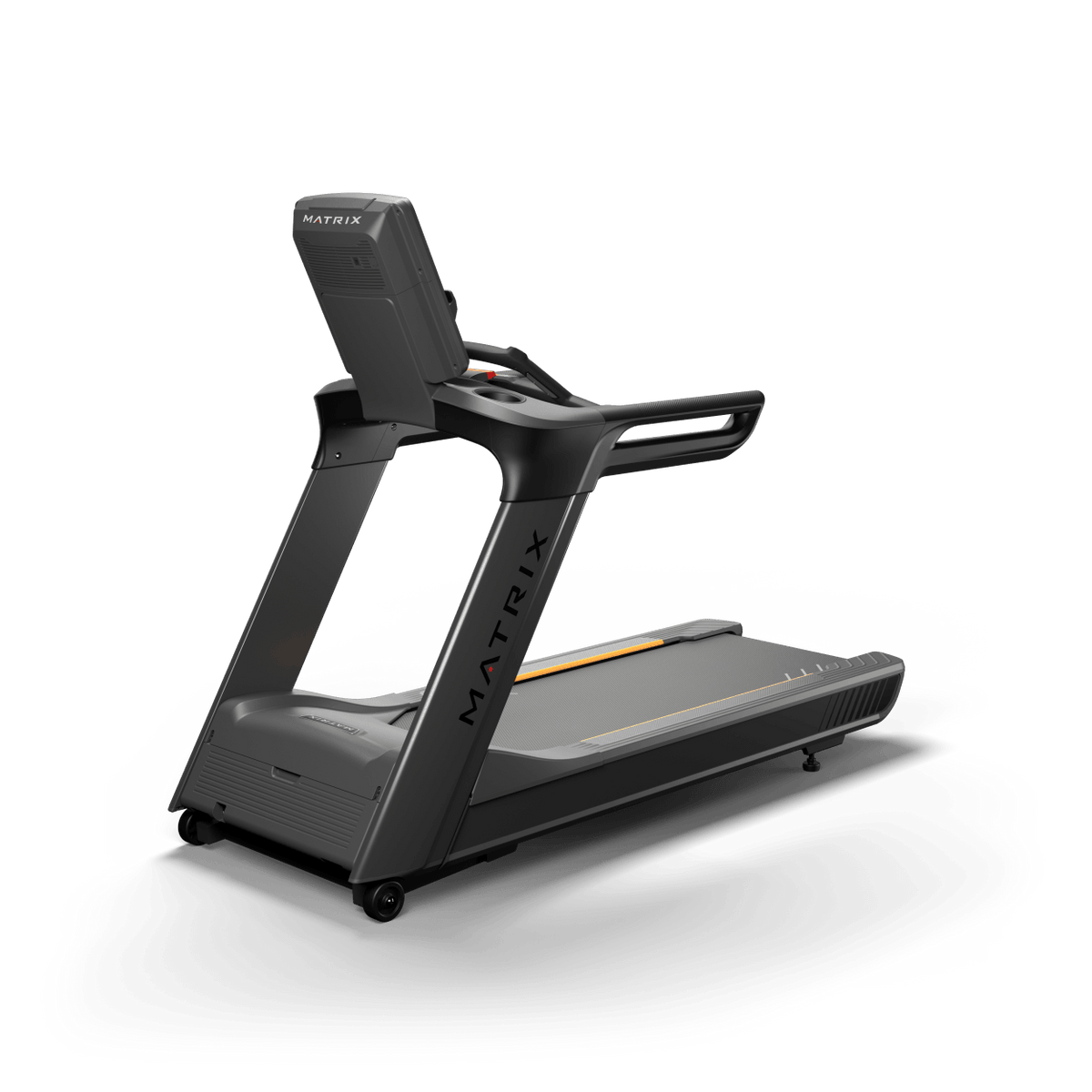 Matrix Fitness Performance Treadmill with Group Training LED Console rear view | Fitness Experience