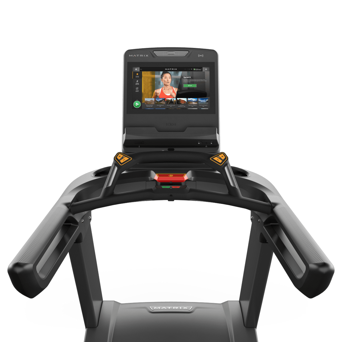 Matrix Performance Plus Treadmill with Touch Console view of console | Fitness Experience