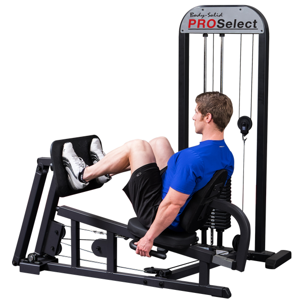 Bodysolid Pro Select Leg and Calf Press Machine (210lb) full view | Fitness Experience
