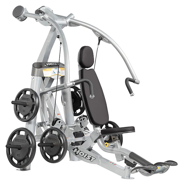 Hoist Chest Press with black upholstery | Fitness Experience