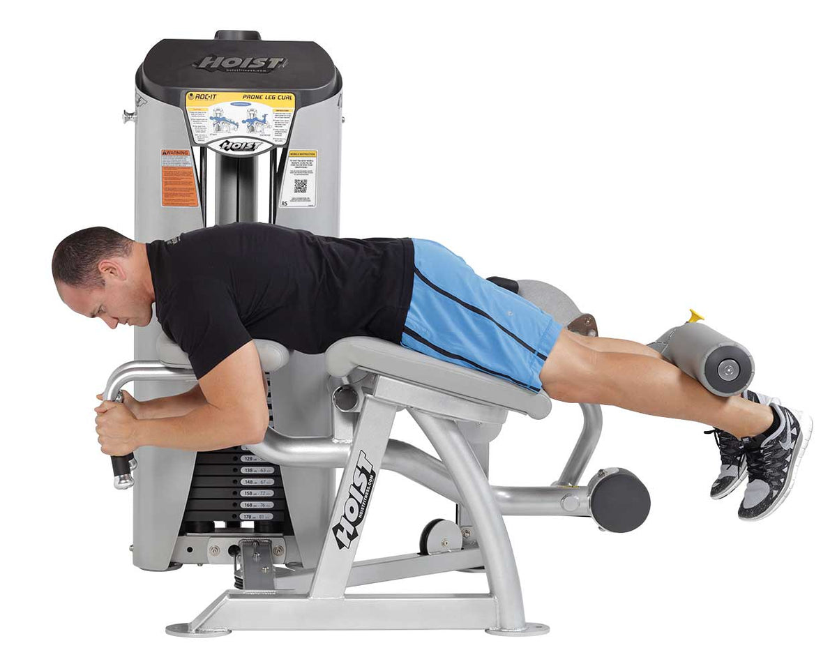 Hoist Prone Leg Curl in use | Fitness Experience