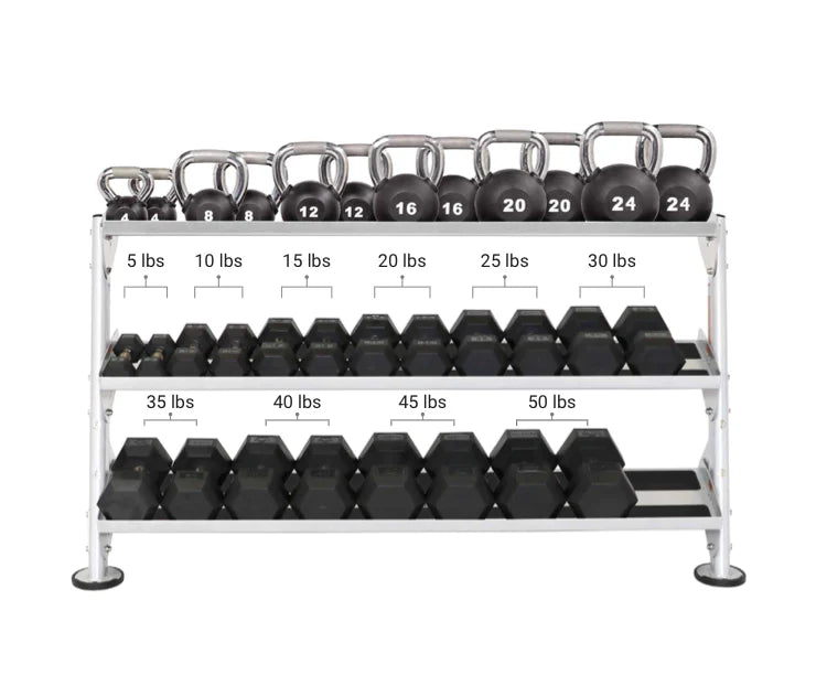 Hoist 60" Dumbbell Rack Optional (3rd-Tier) | Fitness Experience