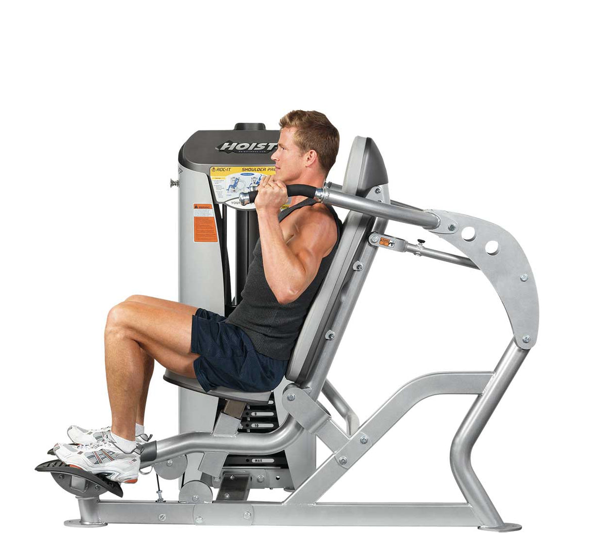 Hoist Fitness RS-1501 Shoulder Press side view | Fitness Experience