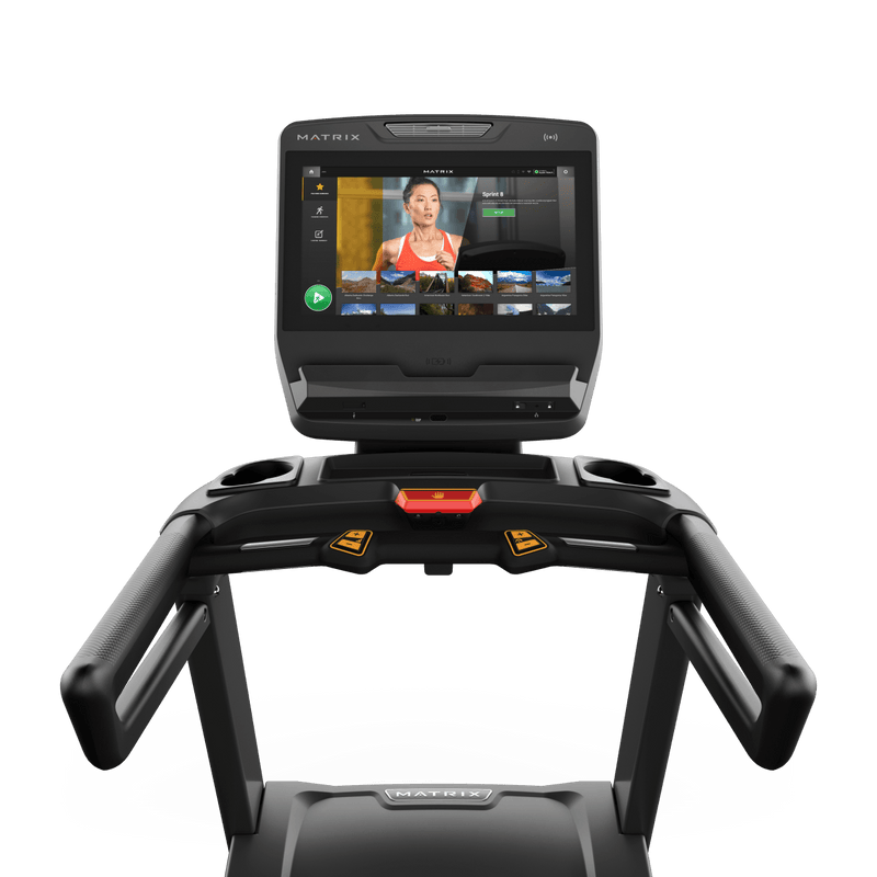 Matrix Fitness Endurance Treadmill with Touch XL Console view of console | Fitness Experience