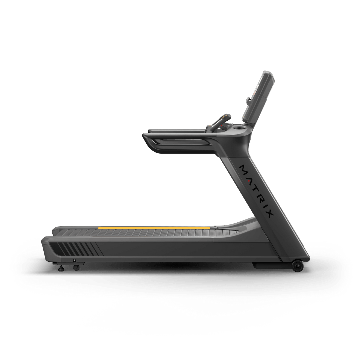Matrix Fitness Performance Plus Treadmill with LED Console side view | Fitness Experience