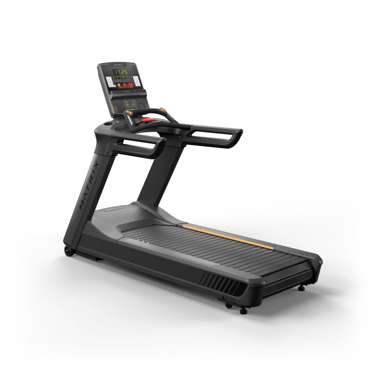 Matrix Fitness Performance Plus Treadmill with Group Training LED Console front view | Fitness Experience