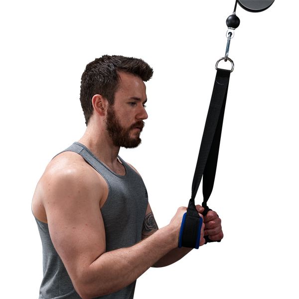 Bodysolid Nylon Triceps Strap in use | Fitness Experience