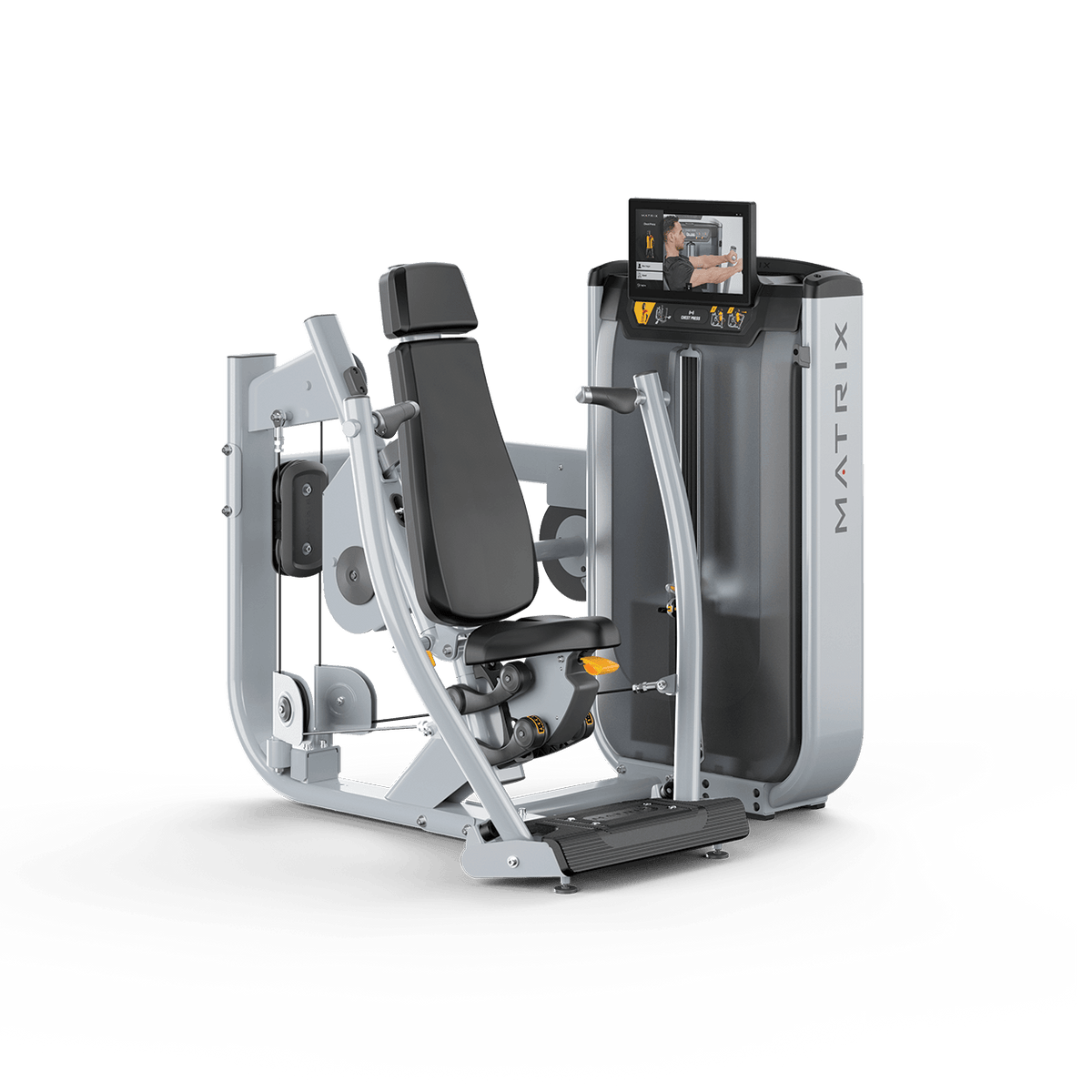 Matrix Fitness Ultra Converging Chest Press with optional Intelligent Training Console | Fitness Experience