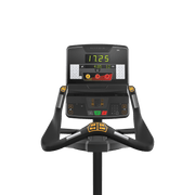 Matrix Fitness Performance Upright Cycle with Group Training LED Console view of console | Fitness Experience