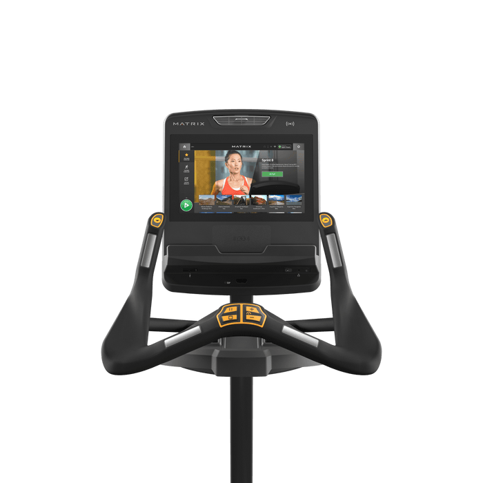 Matrix Fitness Performance Upright with Touch Console view of console | Fitness Experience