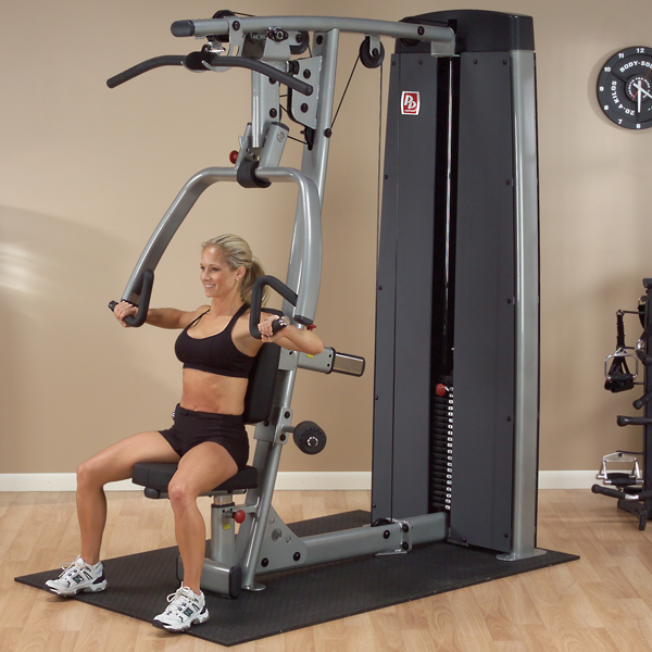 Bodysolid Pro Dual Vertical Press &amp; Lat Machine Freestanding | Fitness Experience