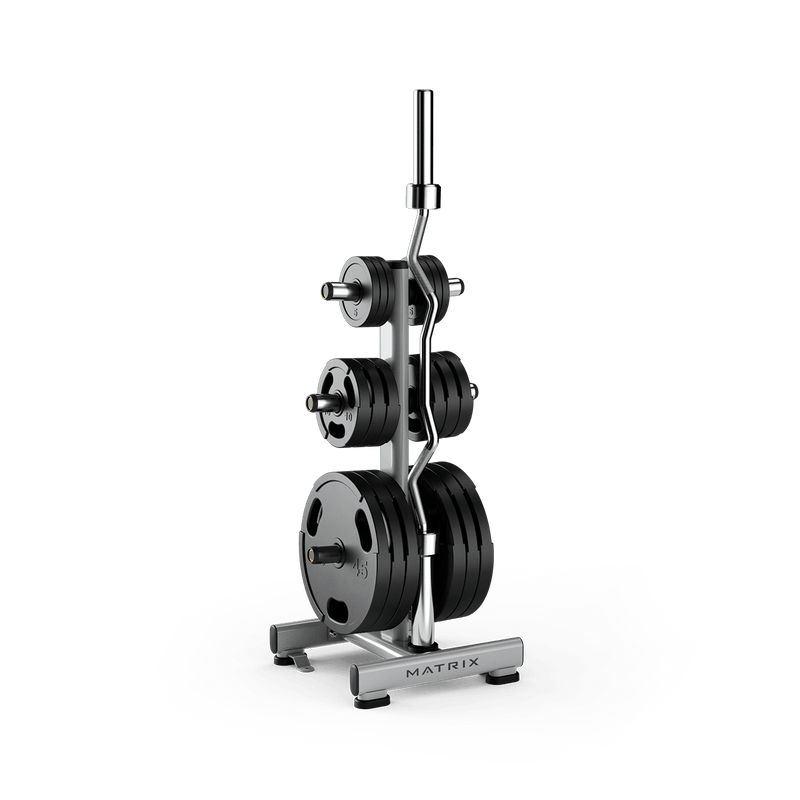 Matrix Fitness Magnum Weight Tree W/Bar Holders front view | Fitness Experience