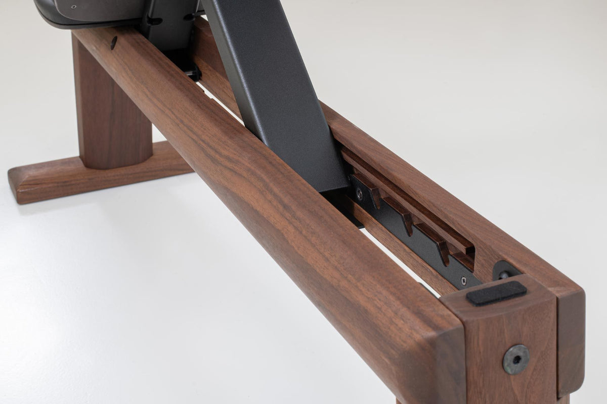 NOHrD Weight Bench - Walnut adjustment view | Fitness Experience