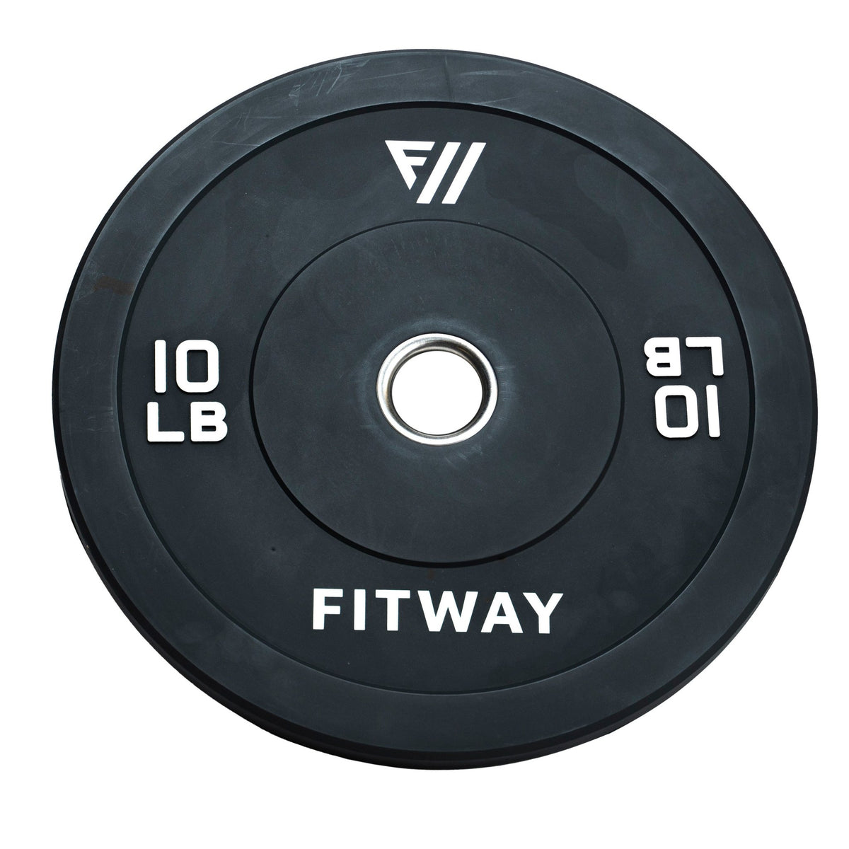 FitWay Equip. 10lb Olympic Rubber Bumper Plate | Fitness Experience