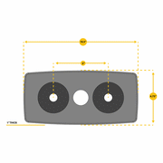 BodySolid 150 lb stack upgrade (pp10) overhead view | Fitness Experience