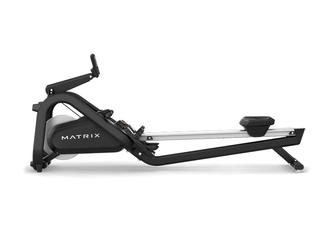 Matrix Fitness Rower with Magnetic Resistance side view | Fitness Experience