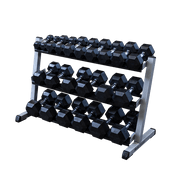 BodySolid 3 Tier Horizontal 48" Dumbell - Fitness Experience