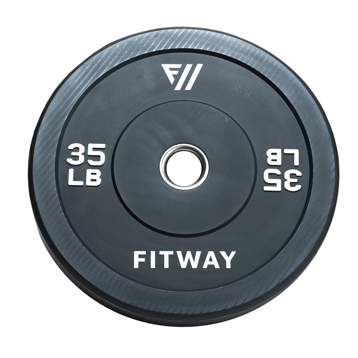 Fitway 35lb Olympic Rubber Bumper Plate | Fitness Experience