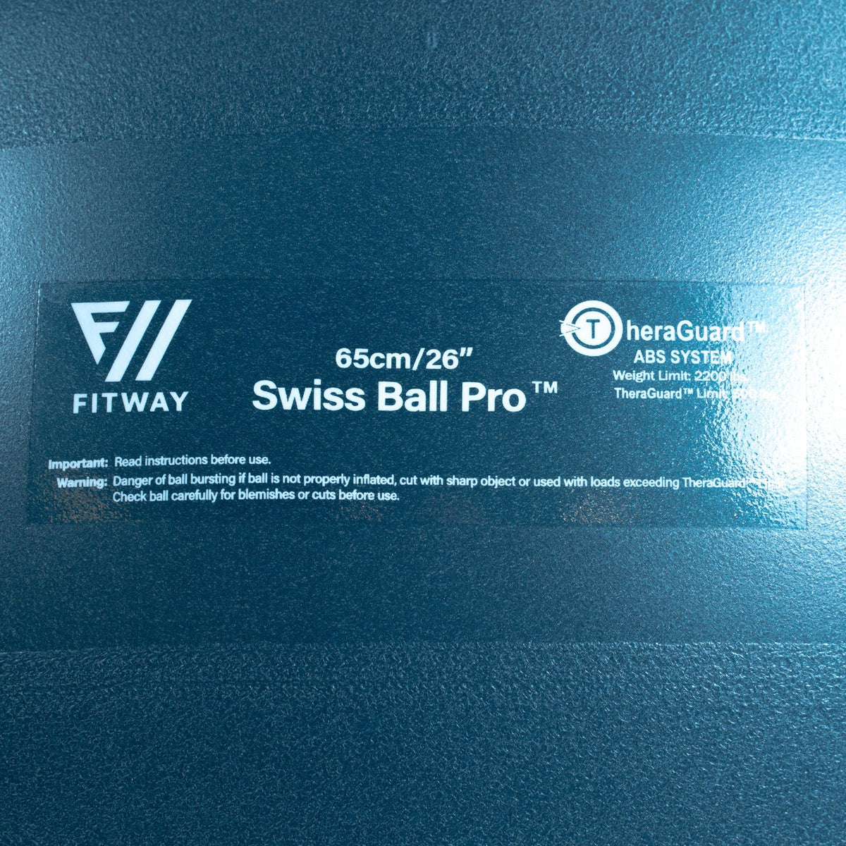 FitWay Equip. 65cm FitWay Stability Ball - Fitness Experience