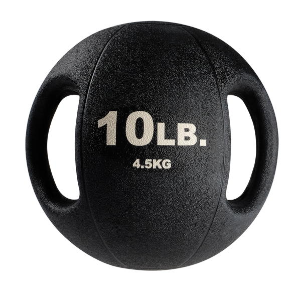 Bodysolid Dual Grip Medicine Ball - 10lb | Fitness Experience