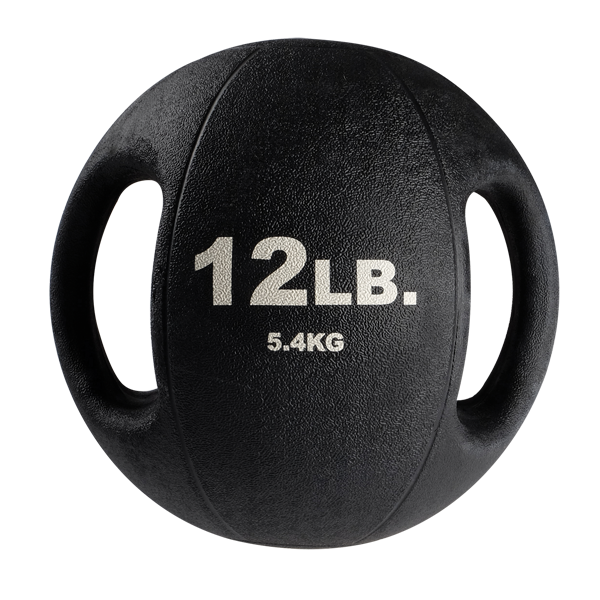 Bodysolid Dual Grip Medicine Ball - 12lb | Fitness Experience