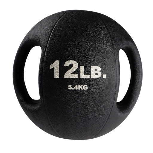 Bodysolid Dual Grip Medicine Ball - 12lb | Fitness Experience