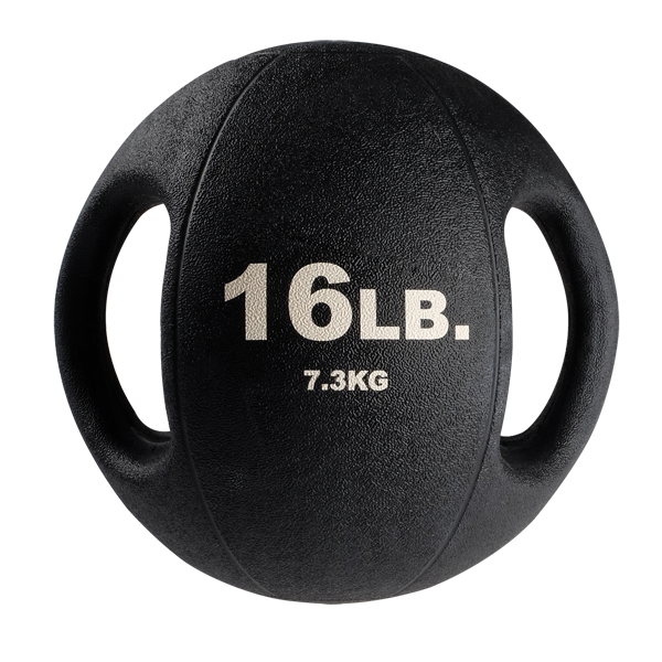 Bodysolid Dual Grip Medicine Ball- 16lb | Fitness Experience