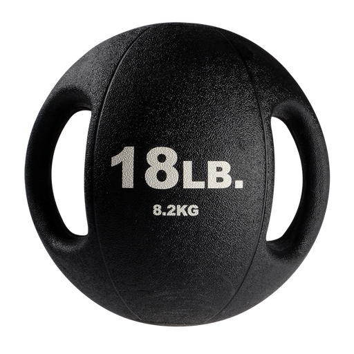 Bodysolid Dual Grip Medicine Ball- 18lb | Fitness Experience