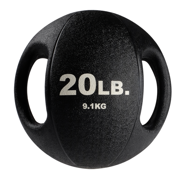 Bodysolid Dual Grip Medicine Ball 20lb | Fitness Experience