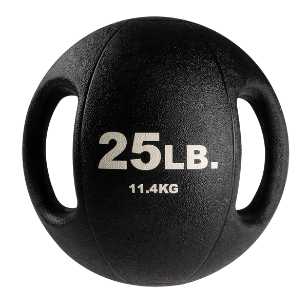 Bodysolid Dual Grip Medicine Ball - 25lb | Fitness Experience