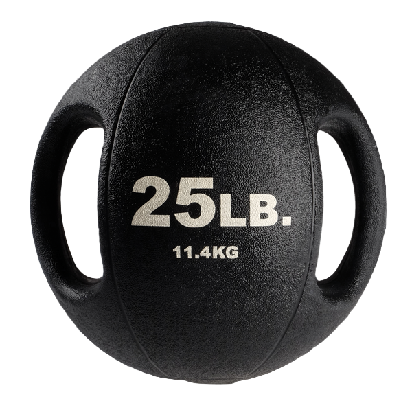 Bodysolid Dual Grip Medicine Ball - 25lb | Fitness Experience