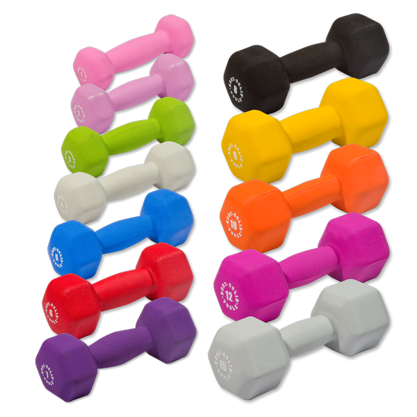 Bodysolid 1LB Neoprene Dumbbell