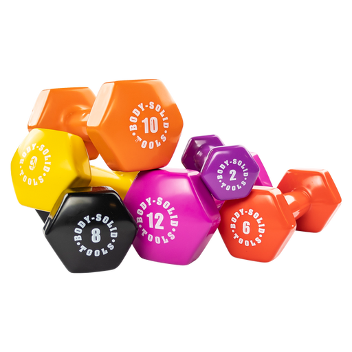 Bodysolid Pink 1lb Vinyl Dumbbell | Fitness Experience