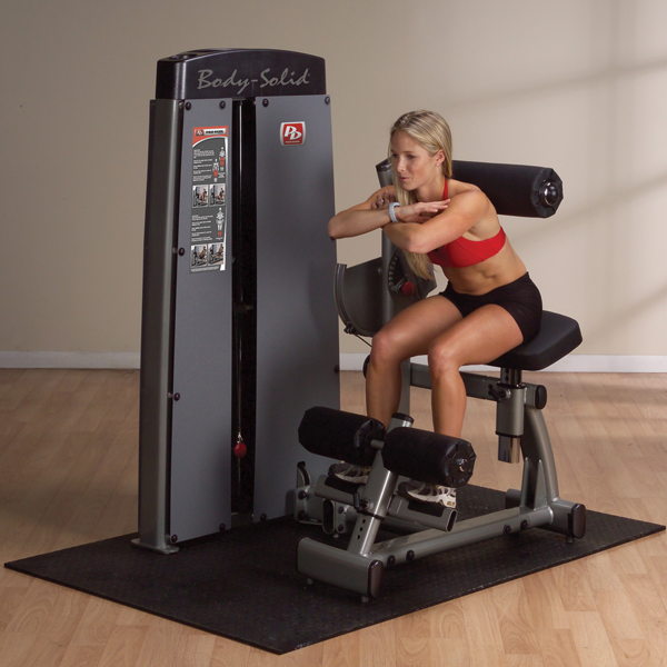 Bodysolid Pro Dual Ab and Back Machine in use | Fitness Experience